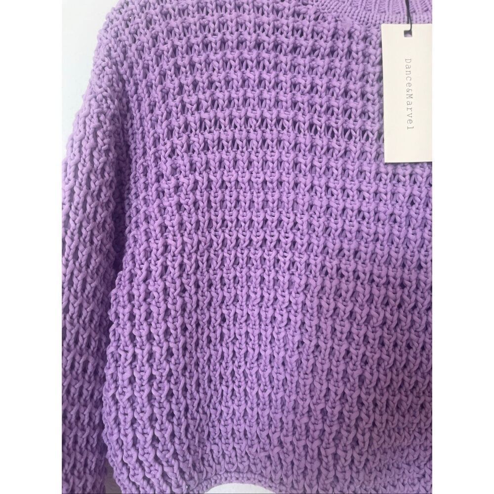 Dance & Marvel chunky crop sweater NEW NWT - Picture 3 of 6